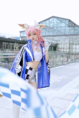 FGO Tamamo Mae Racing вер. @万万不 Bend (8P)