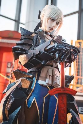 FATE Sabre Altria Alter Huke Ver @Detective Lily (Фото: @全集鬼) (9P)